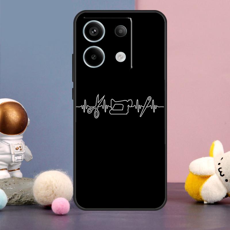 Nähmaschinengehäuse für Xiaomi Redmi Note 15 Pro Plus 10 11 12 13 14 Pro Redmi 15 15C 14C 10C 12C 13C Hülle