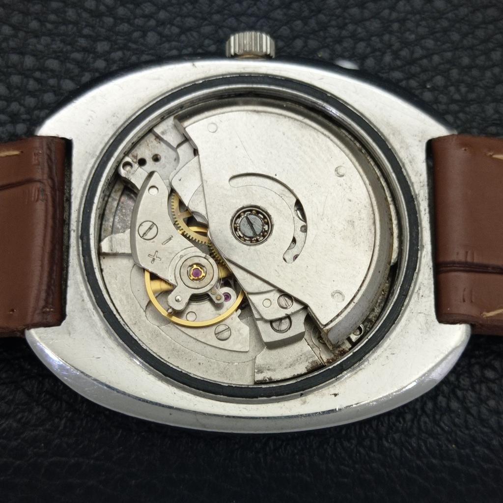 JAPAN VINTAGE RICOH R31 AUTOMATIC MENS SILVER COLOR DIAL WATCH a701944-5 R207-a701944