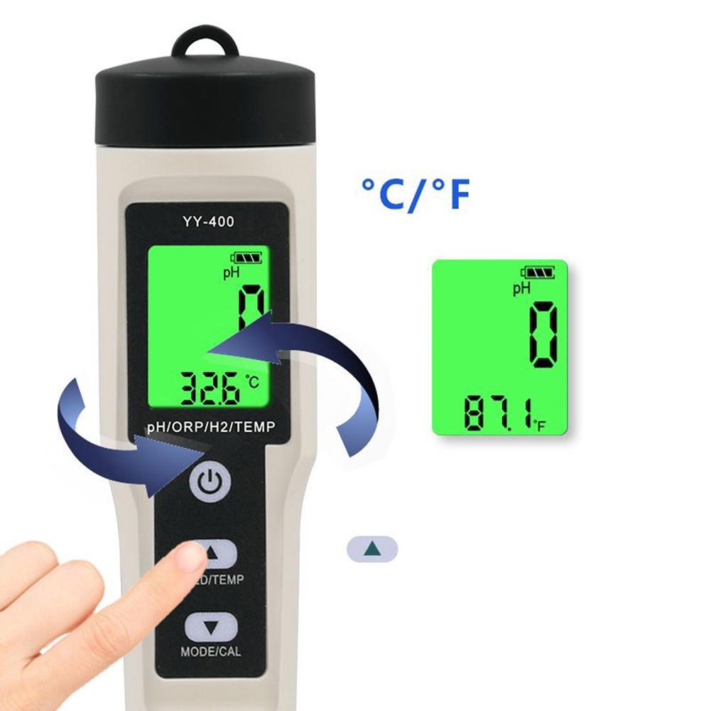 Test Pen PH/ORP/TDS 4 In 1 Backlight Hydrogen-Rich
