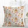 Boho Plant Nordic Cushion Cover Comfort Daily Washable Linen Soft  for Sofa Bed Home Room Decor