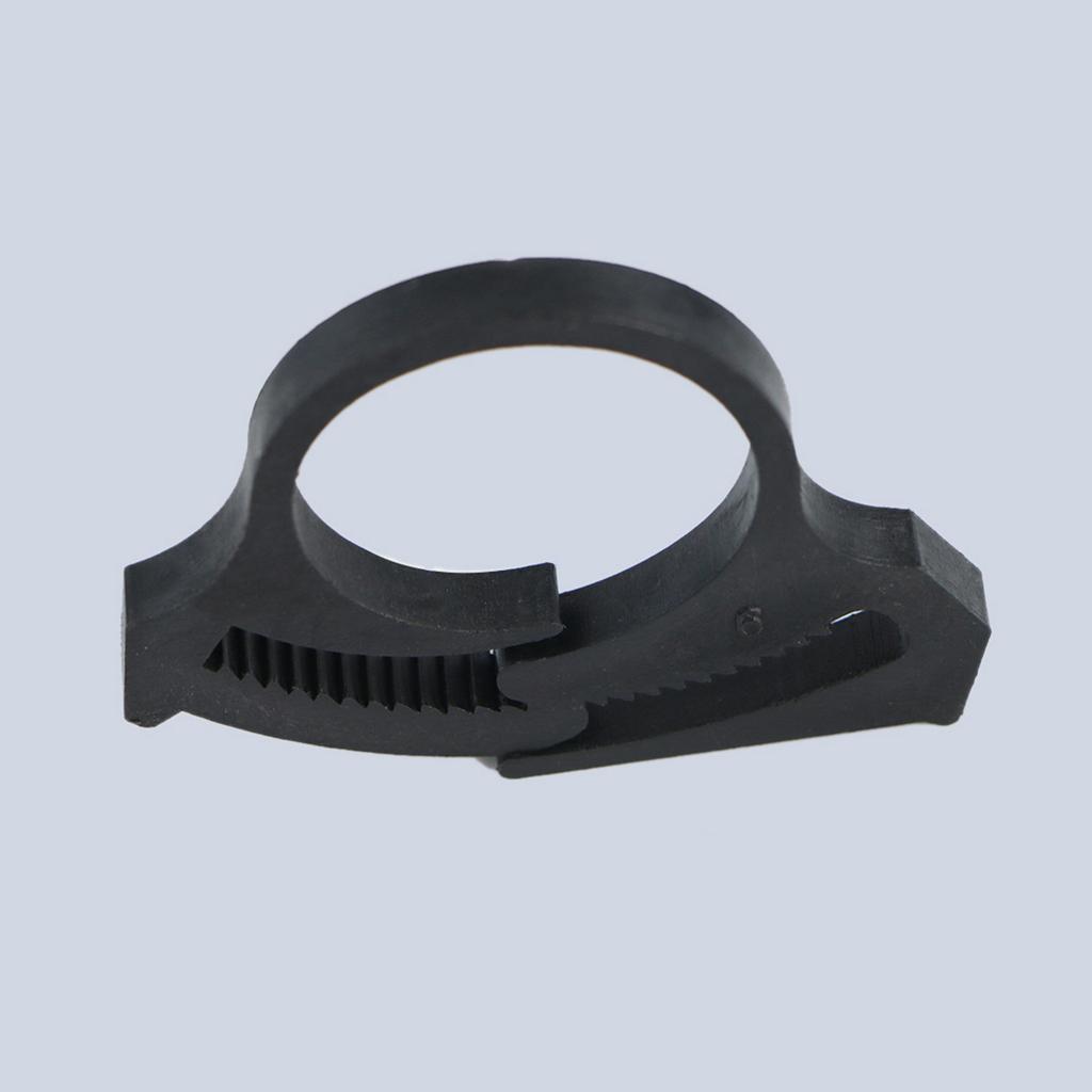Set of 5 Garden Tubing Clips for Secure Drip Irrigation Systems in Greenhouses Double Gripping Adjustable Hose Clamps