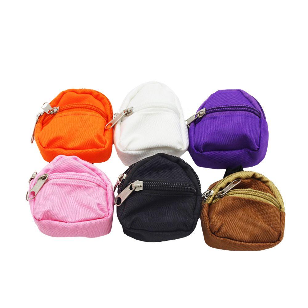 Zipper Kids Gifts 1/6 BJD Rucksack BJD Doll Schoolbag Doll Bag Doll Backpack Miniature Doll Bag
