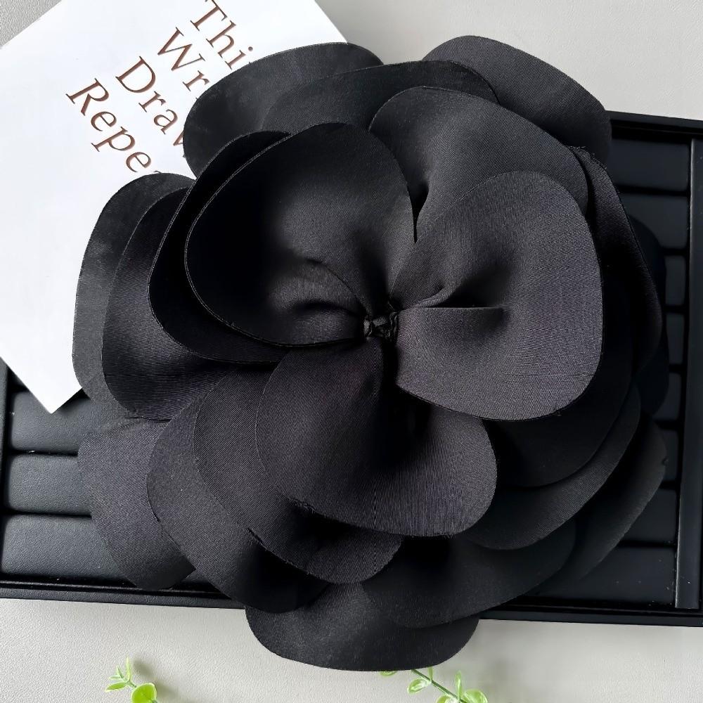 Fashion Large Size Elegant Corsage Removable Multi-layered 3D Chest Flower Solid Color DIY Dress Decorations Hair Accessories