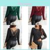 Elegant T-shirt met Lange Mouwen en Strik voor Kantoor en Casual Outfits