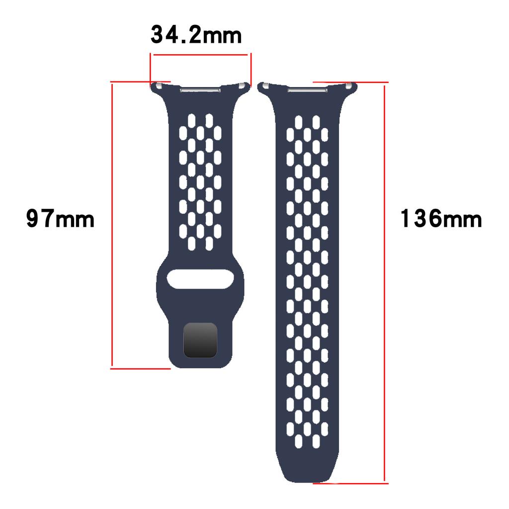 Strap for Samsung Watch Ultra Lightweight Hiking Holes Bracelet Suitable Men Women for Galaxy Watch Ultra 47mm Light Gray Band
