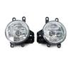 1 Set Front Bumper Fog Light Lamp Assembly Frame Cover Wire Switch Kit Foglight Foglamp Halogen Bulb For Toyota RAV4