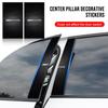 Hzrm1 Car B-Pillar Center Column PET Decals Emblem 3D Stickers Car Caps For Mercedes Benz AMG W205 W218 W177 W176 W169 A B C E S Class