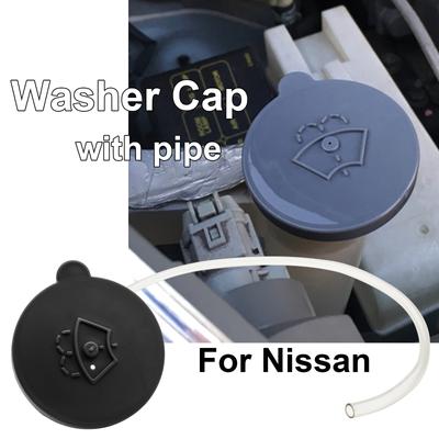 Auto Parabrezza Tergicristallo Liquido Lavavetri Coperchio del Serbatoio Serbatoio di Acqua Tappo di Bottiglia Tubo Per Nissan X-Trail T31 Terrano Sunny Pathfinder R50