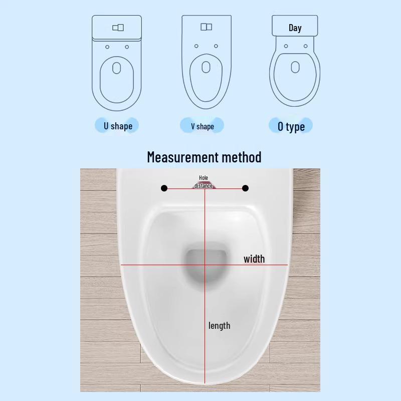 Retro Thickened Soft Foam Toilet Seat Ring - Comfortable, Colorful Design