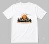 Mountain Graphic Camping Adventure Weekend White T-shirt