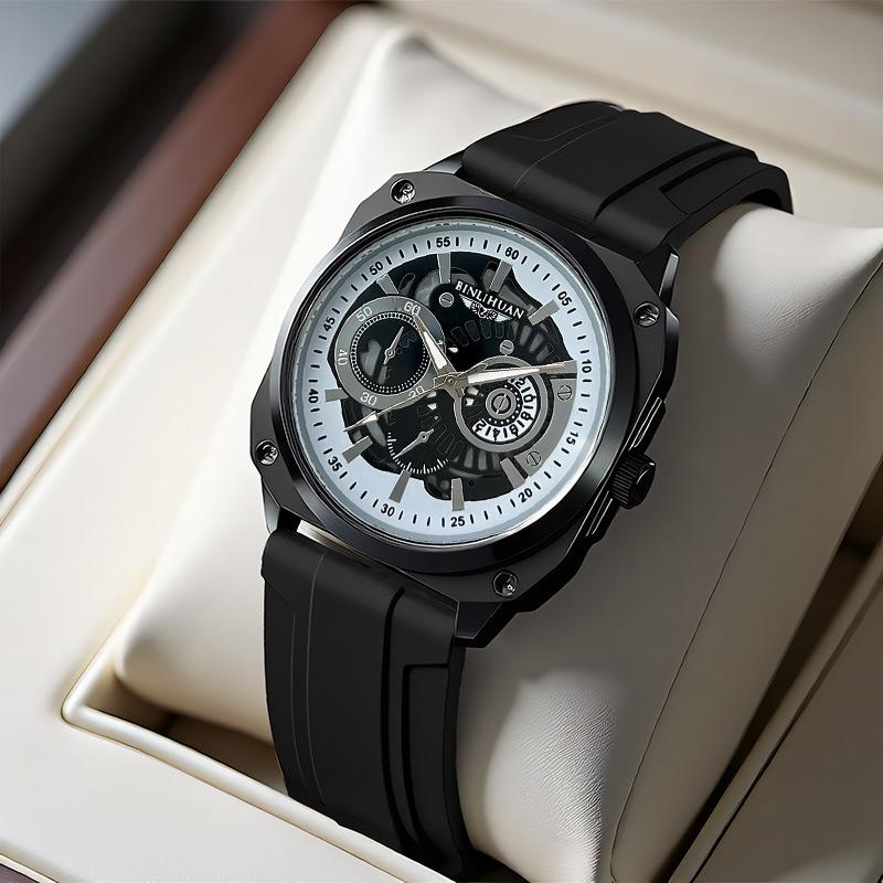 

Men s Quartz Watch Sports Leather Military Wristwatch