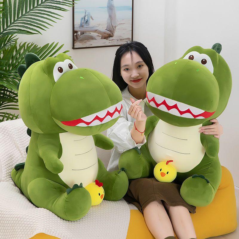 Cute and funny dinosaur doll super soft little dinosaur plush toy for children and girlfriends gift