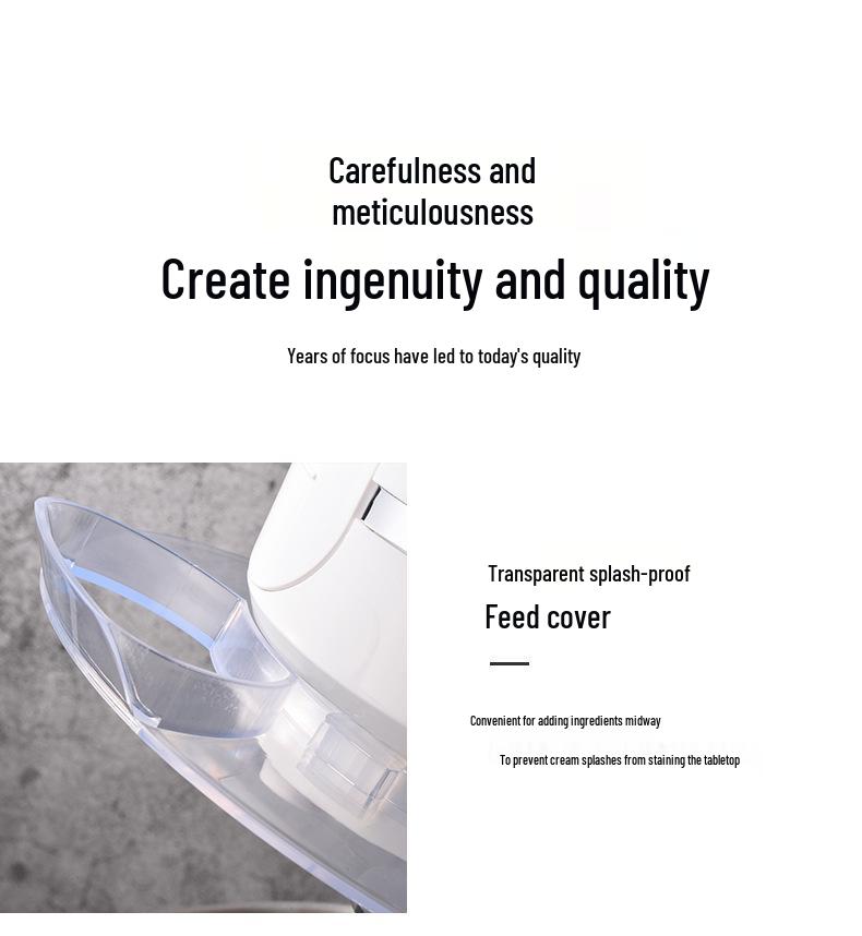 8L Multifunctional Kitchen Machine: Small Household Stand Mixer & Dough Kneader