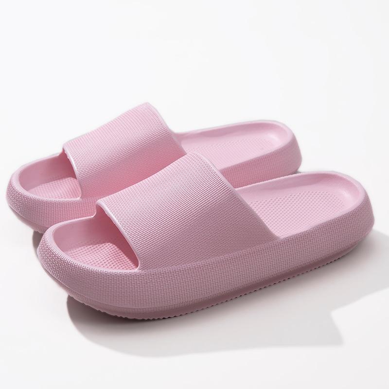 CM Thick-soled Slippers Female Couple Bathing and Stepping On Shit Feeling Non-slip Household Outdoor Male Drag Batch