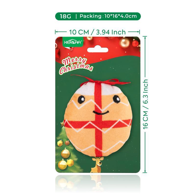 Christmas Plush Cat Toy Various Chew Toys Fun Puppy Santa Packing Gift Sets Christmas Craft Kits