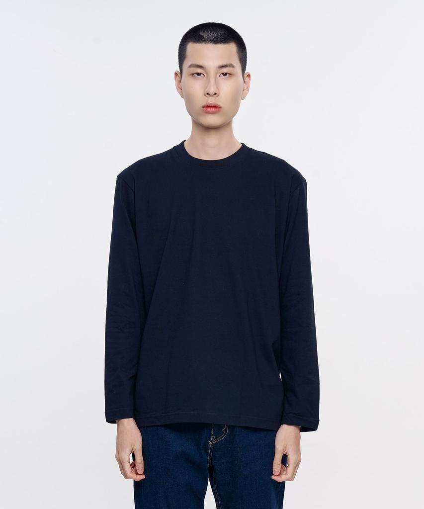 Yunaitideuaeseul [2Pack] Basic Plain Long Sleeve T-Shirt (Type B)