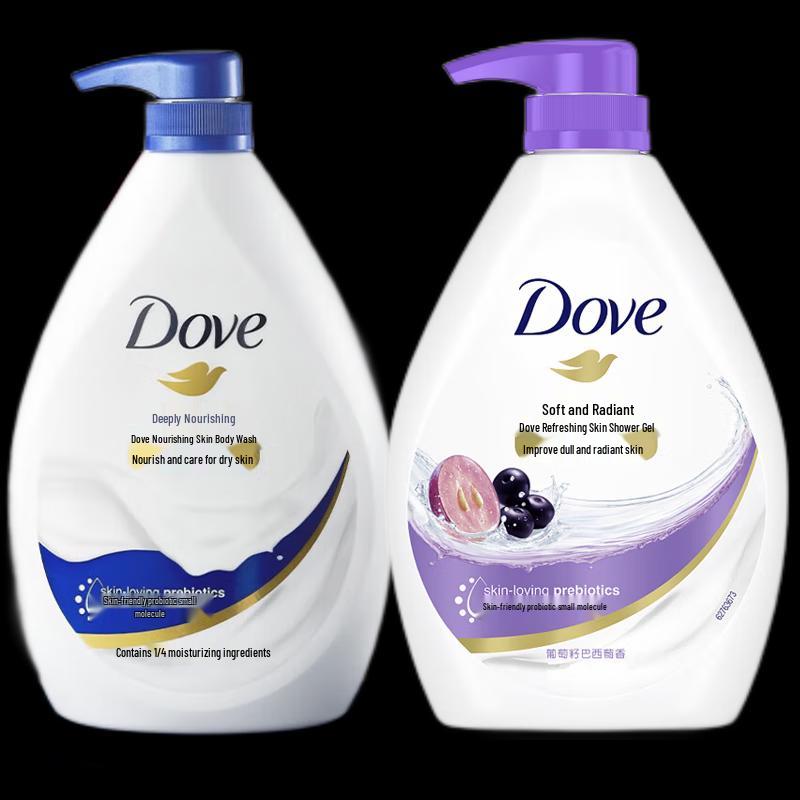 Dove Deeply Nourishing & Softening Shower Gel Duo Pack