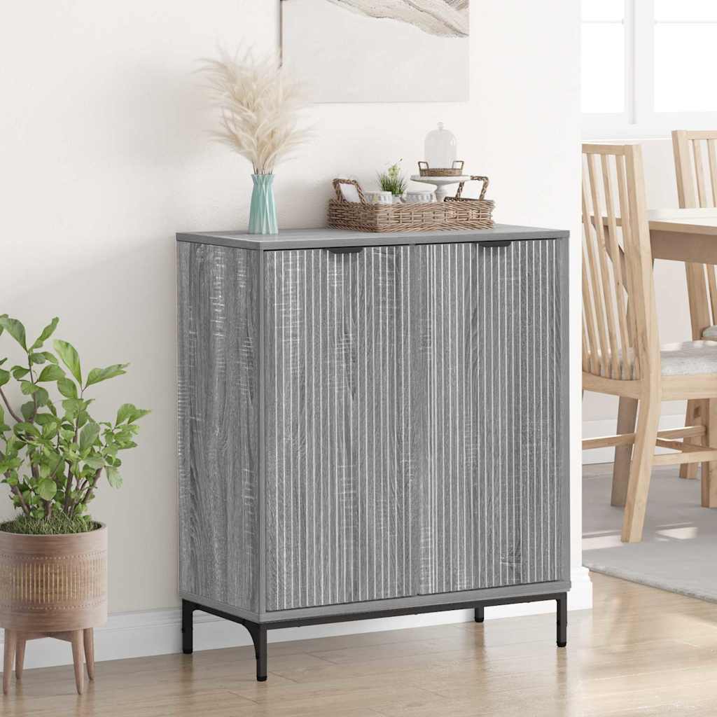 Sideboard Grey Sonoma 69.5 x 33 x 82 cm Particleboard