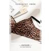 Women Plus Size Wireless Push Up Seamless Leopard Print Bra