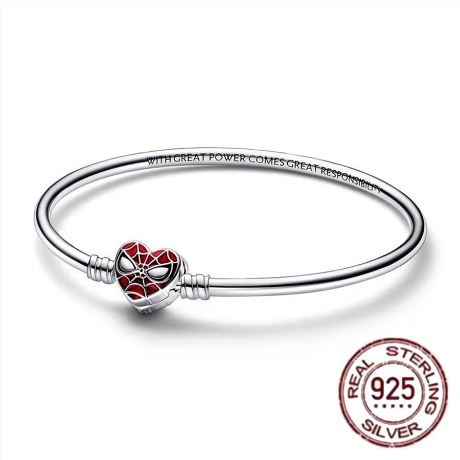 Best-selling 925 Sterling Silver Heart-shaped Crown Snake Bone Chain, Perfect for the Original DlY Bracelet! Ladies' Birthday Fa