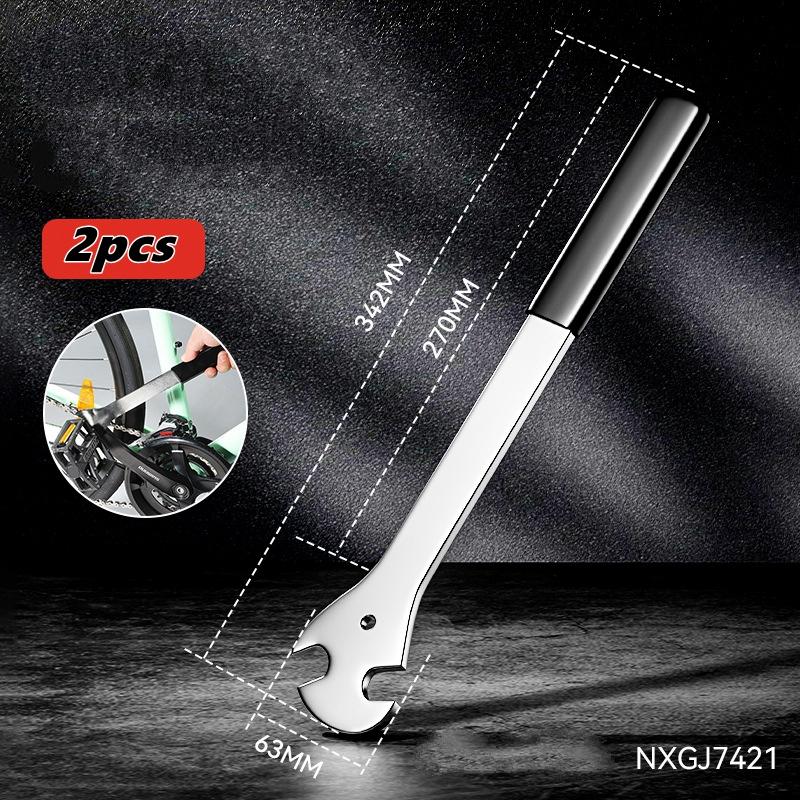 Bike Pedal Wrench 342mm Extra Long Handle Sturdy Durable Cycling Pedal Spanner Install Tool Bicycle Professional Repair Tool