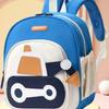Adorable Outdoor Nylon Toddler Backpack Light Blue Casual Cartoon Design