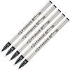 Parker [5-Pack] Black Refills (F Nib) for 5th Technology Pens (Ingenuity) [S1162712]