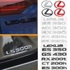 For Same As the Original Car Letter Badge Logo 3D ABS Car Trunk Rear Sticker for LEXUS NX ES LX IS CT RX GS SL LS