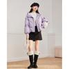 IEF 2025 Winter Sweet Bow Design White Duck Down Jacket