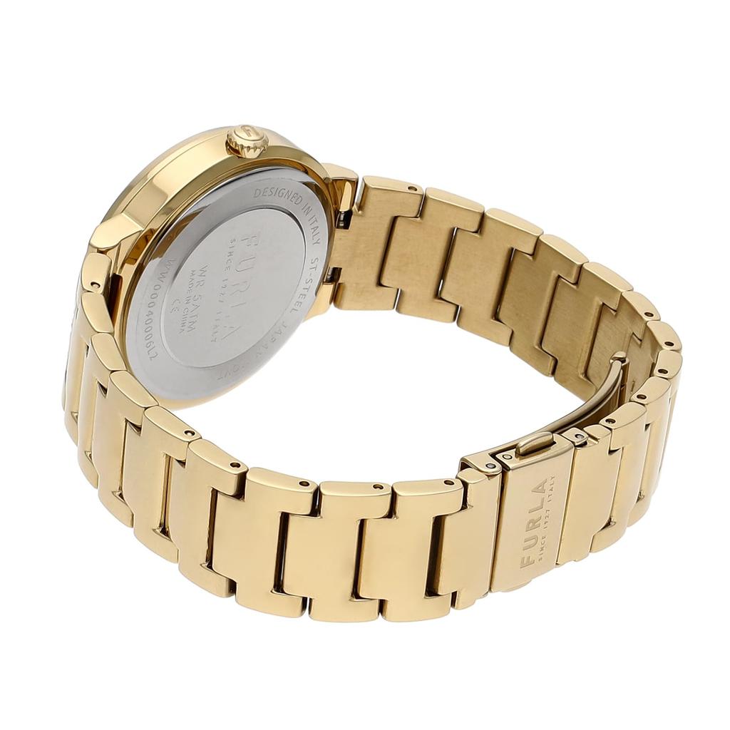 Watch TORTONA Champagne Dial Stainless Steel Quartz 36MM Watch WW00040006L2 [Furla] Women's [Item]