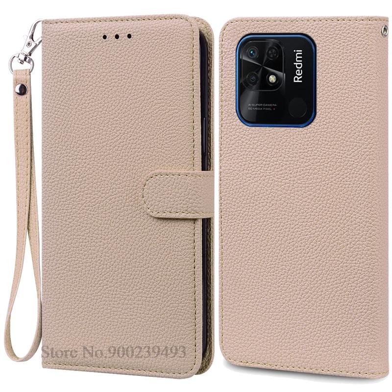 Pouzdro Redmi10C Pro Xiaomi Redmi 10C Pouzdro Měkké Kožené Peněženkové Odklápěcí Pouzdro Pro Redmi 10C Pouzdro 10 C Knižní Kryty na Telefon Coque Fundas
