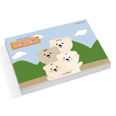 Χαρτί σχεδίου Artmore Sketchbook 105g, 250 φύλλα, 8 τμήματα, προμήθειες κορεατικών παιχνιδιών