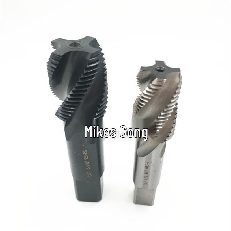 Pipe Thread M35 Cobalt Tapered Spiral Tap, British American Standard G1/8, 1/4, ZG3/8, RC1/2, NPT3/4