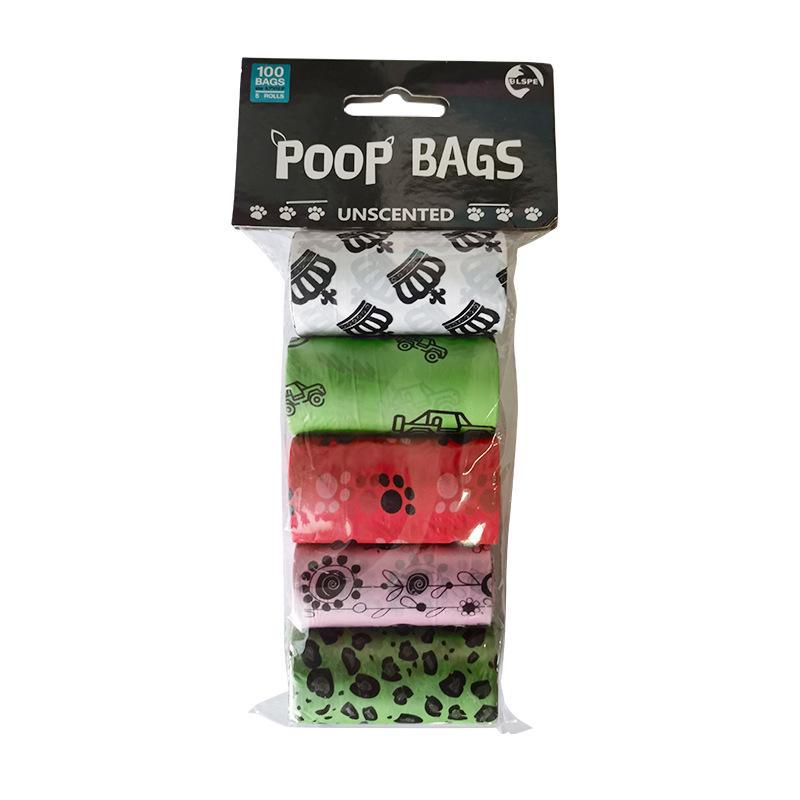 Saci de gunoi plate și îngroșate biodegradabile pentru animale de companie