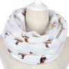 Polyester Animal Scarf Soft Shawl Wrap Creative Gift Cat Print Scarf
