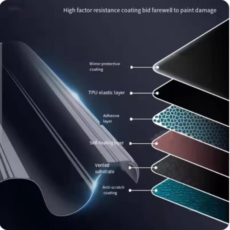 TPU Headlight Film For Land Rover Range Rover  Transparent Smoke Black Car Protective PPF Sticker Pre-cut Anti-Scratch