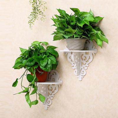 Sharp Point for Living Room Decor Floating Wall Shelf Flower Pot Rack Storage Board Display Rack