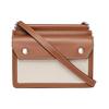Burberry Tait Series Printed Adjustable Shoulder Strap Leather Messenger Bag Crossbody Mini Unisex bags Natural Malt-Brown 80146111