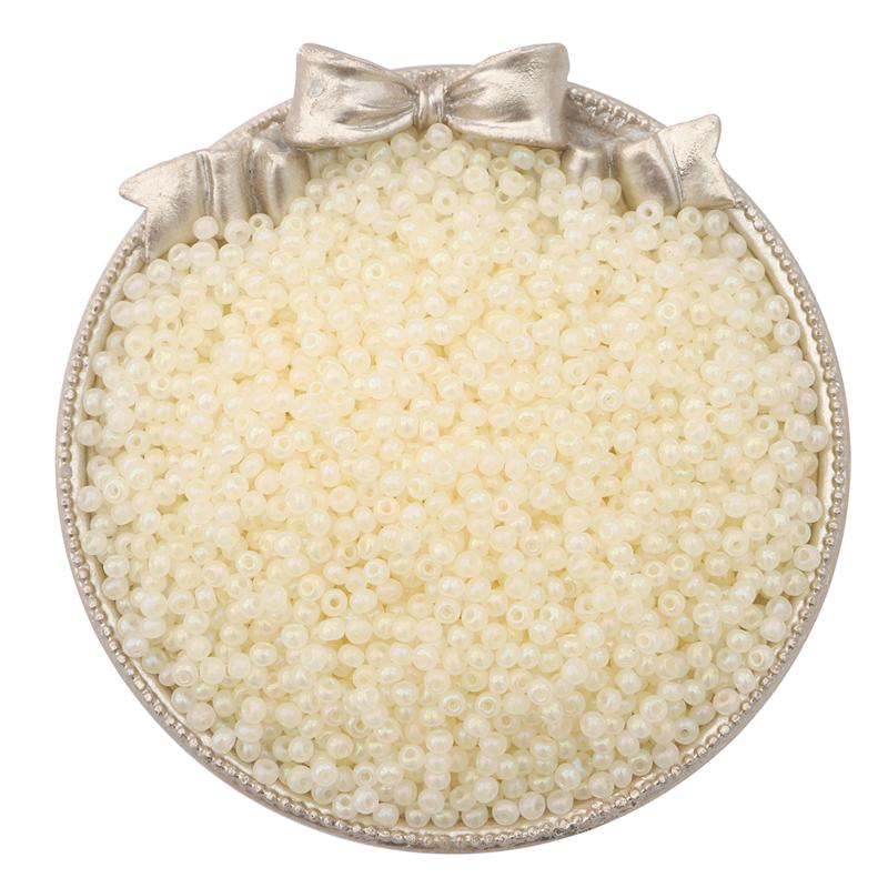 2/3mm Cream Cloud Symphony Czech Glass Seed Beads Jewelry Loose Beads For DIY Jewerly Craft Making Garment Sewing Beads Accessories