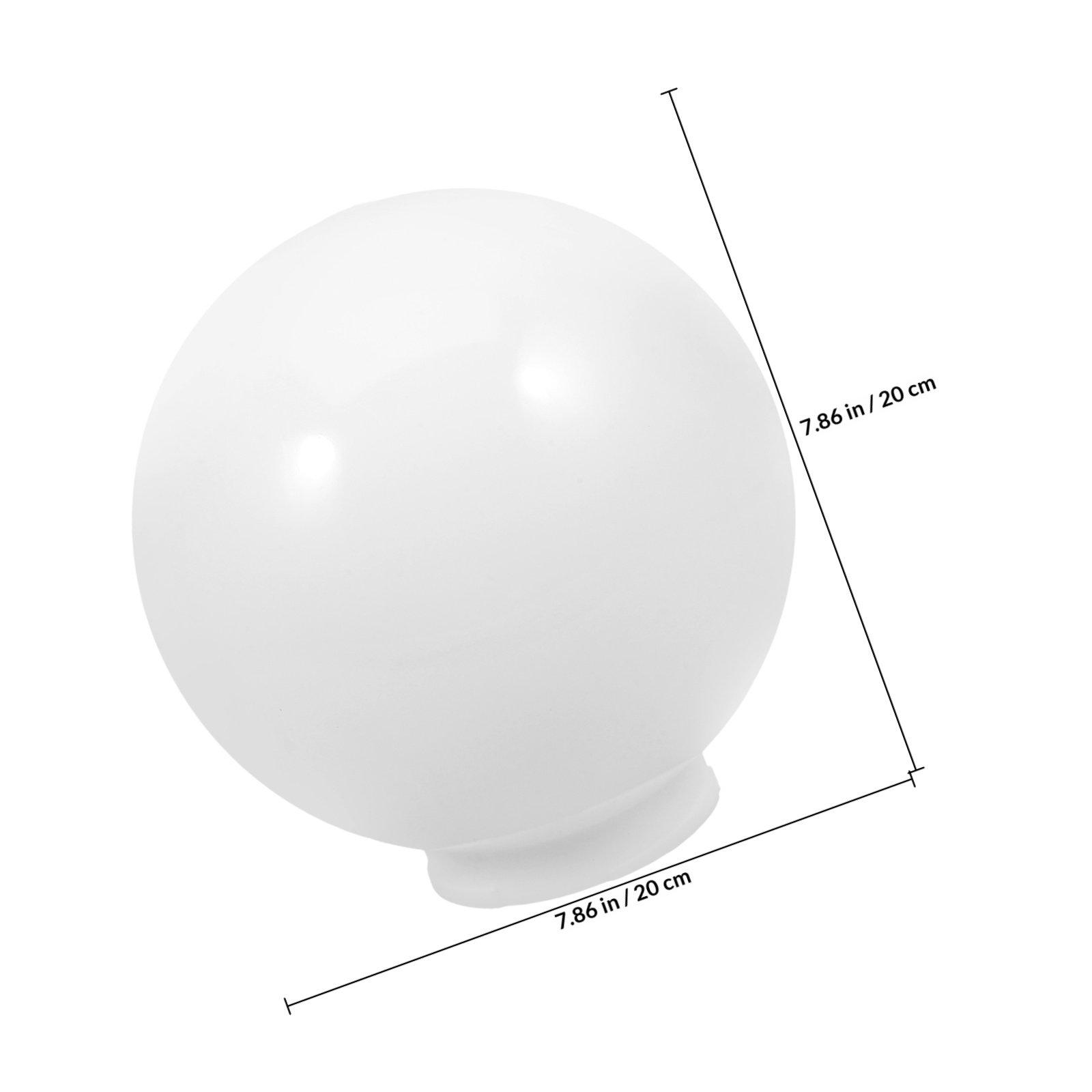 

Round Lampshade Acrylic Spherical Light Cover Replacement for Outdoor Fixture Protection Garden Porch Lighting Decorative Globe