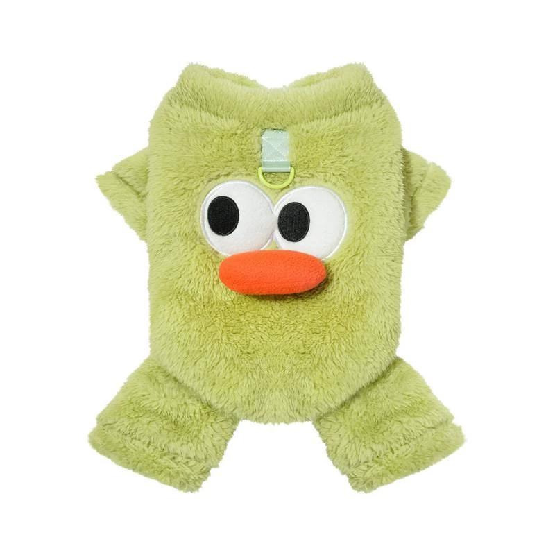 Pet Dog Clothes Four-legged Clothing Autumn and Winter Thickened Warm Small Dog Fleece Jacket Teddy Than Bear West Highland Can Be Towed
