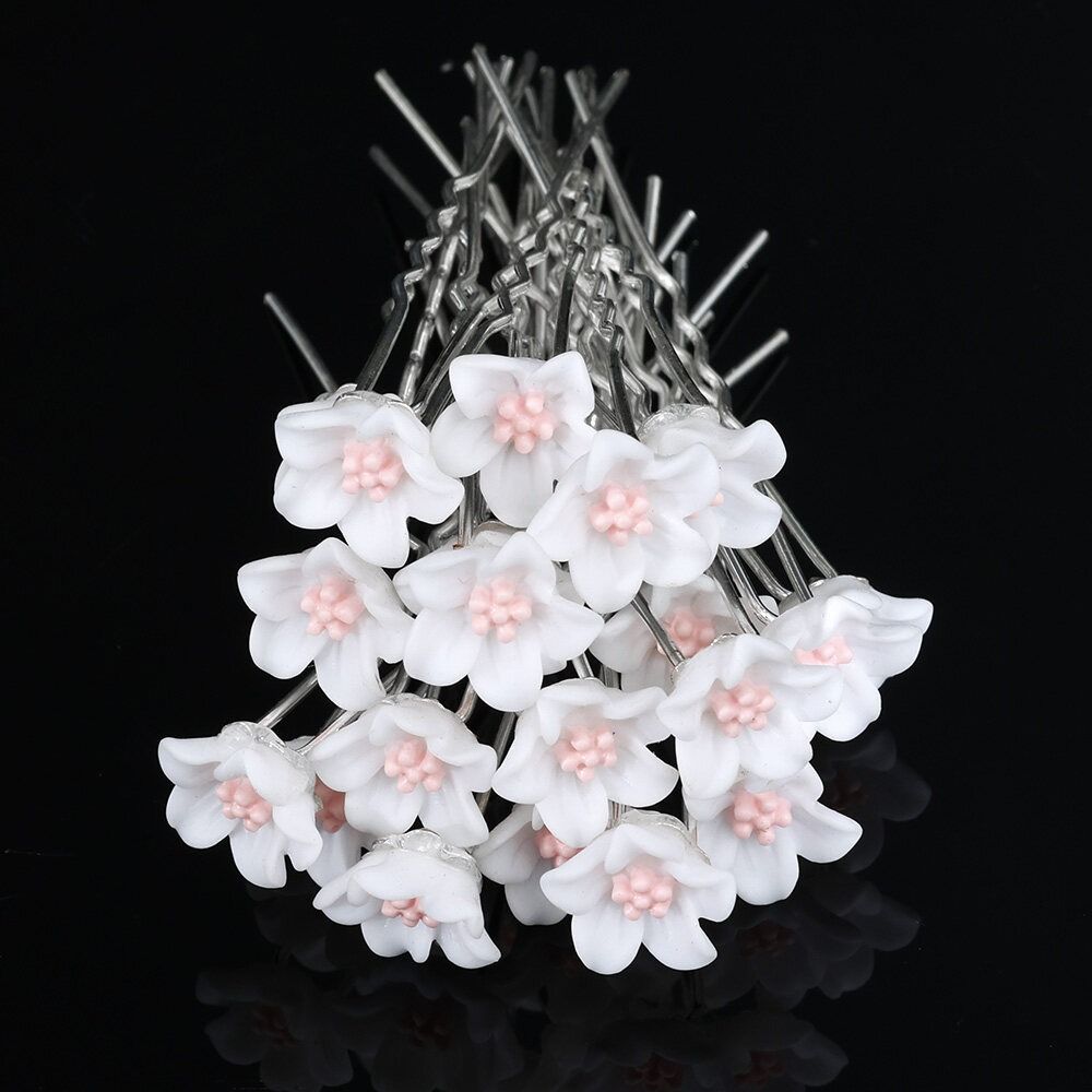 Tiara Hair Accessories Wedding Hairpins U-shaped Pearl Pin Rhinestone Hair Clip Bridal Hair Jewelry