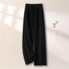 Corduroy Wide-Leg High-Waisted Pants for Women - Ribbed, Loose, Velvet-Feel, Seasonal Wear 2025.
