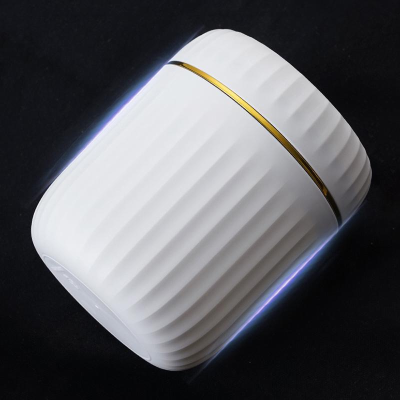 Roman Column Desktop Trash Can With One Touch Open Sealed Lid And Large Capacity Perfect For Home Office Vanity Desk Use