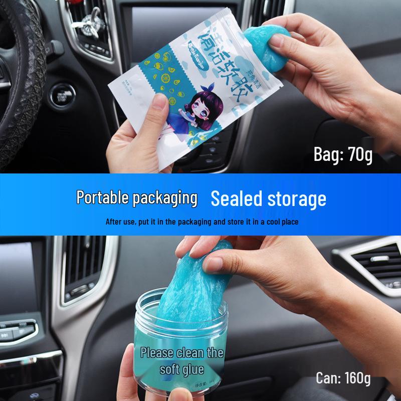 Multi-Use Car Interior Cleaning Gel for Dust and Crevices