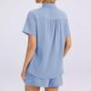 Women's Casual Fashion Short-Sleeve Set With Pockets