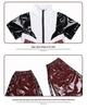 Trendy Jazz Dance Costume: Shiny Jacket and Pants Suit for Girls - Perfect for Street Dance Performances.