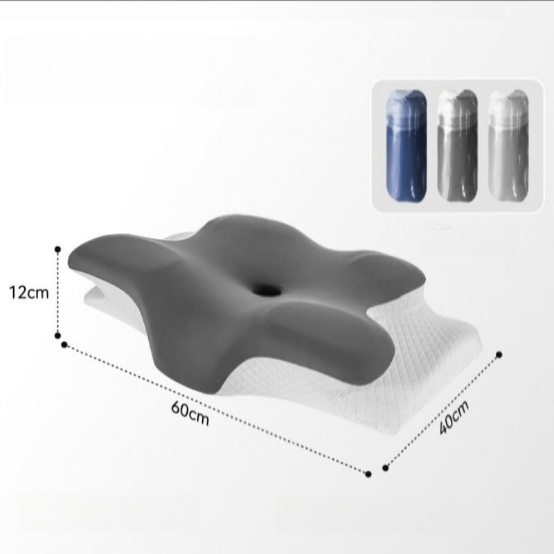 Memory Cotton Pillow Butterfly Shaped Soothing Cervical Slow Rebound Neck Pillow Scientific Zoning To Relieve Pain Sleep Neck Protection Bed Pillow
