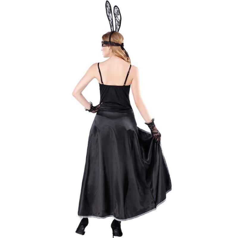 M-XL Dovetail Bunny Dress, Adult, Rabbit Dress, Prom Bunny Uniform, Halloween Costume