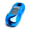 Blue TPU Key Fob Cover Case For Porsche Cayenne Panamera Macan 718  Cayman 911
